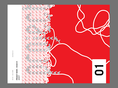 Stitch (project book) art direction book branding design graphic design grey layout lettering page design pattern print red type typography vector