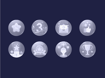 Some unfulfilled achievement rewards~ badges medal