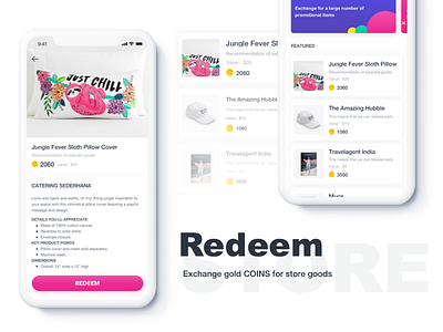 Redeem Page redeem store