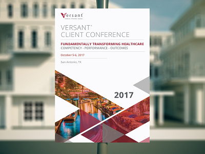 Versant | Client Conference Signage 2017 branding client work creative direction graphic design graphics layout print collateral signage typography