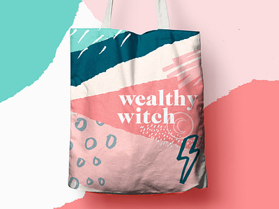 Wealthy Witch | Tote Bag apparel design apparel graphics brand and identity brand assets brand design brand identity branding creative direction entrepreneur logo design logo designer