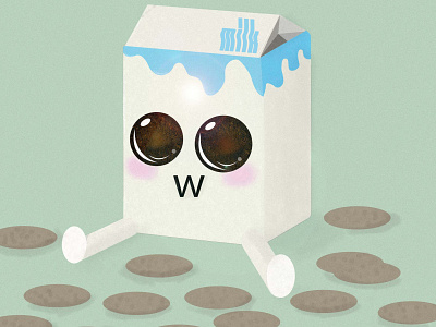 got milk design illustration