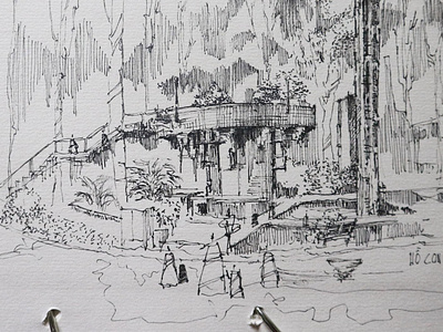 Vẽ ký họa Hồ Con Rùa Sài Gòn by Quan - Digiart Academy