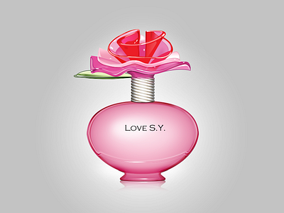 Love Perfume flower icon love perfume pink