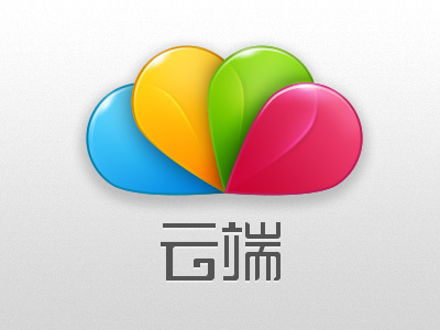 New cloud Logo for the app cloud color logo 云