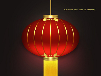 Chinese traditional lantern for the Spring Festival chinese danny icon lantern spring ui