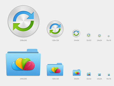 Icon Set danny folder icon refresh set ui update