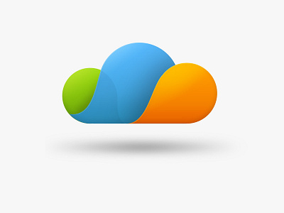 Cloud Logo cloud color colorful danny logo vi 云