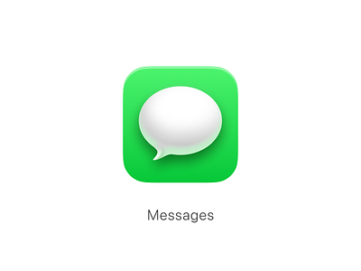 Message Icon macOS big sur icon macos ui