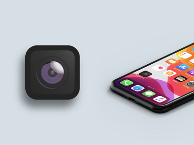 Daily UI Challenge 005 - App Icon action camera adobexd app app icon design apple dailyui dailyui 005 mobile mobile app