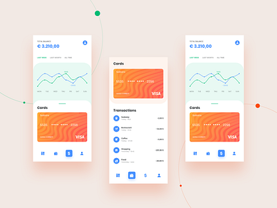 Banking App UI Design banking bankingaapp dashboardapp design graphic design mobileapp ui ux