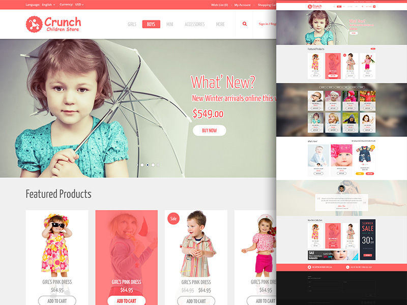 Child Store by Naveed Ahmed on Dribbble