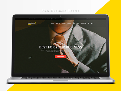 Business Theme business clean design template ui ux