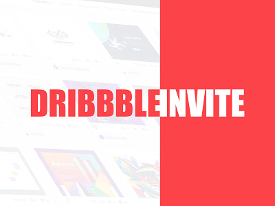 1 Dribbble Invite design dribbble flate invite invite design template ui ux