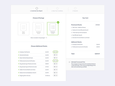 Purchase Flow Wireframe