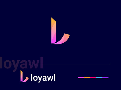 Loyawl logo design l letter logo style 3d app branding design graphic design icon illustration l letter l letter logo e design lion logo logo design minimal modern motion graphics symbol design typography ui ux vector
