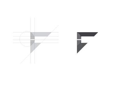 Fragmr Logo Design || F Letter Logo Design app branding design icon illustration letter f logo design template letter s logo design ideas logo motion graphics solid system solution tech template ux vector