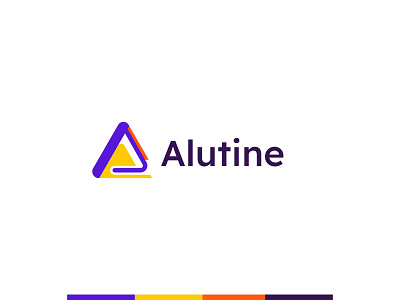 Alutine Logo Design || A Letter Logo Design