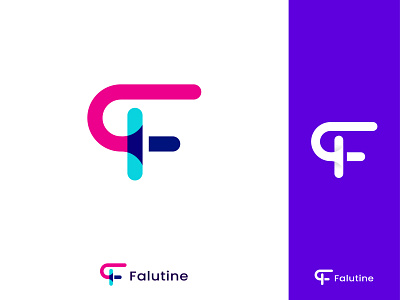 Falutine Logo Design || f letter logo design modern