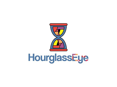HourglassEye eye hourglass logo