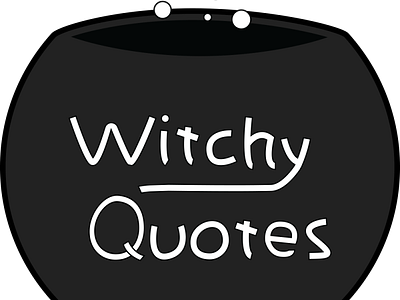 Witchy Quotes - Logo Design graphic design illustrator logo original unique vector