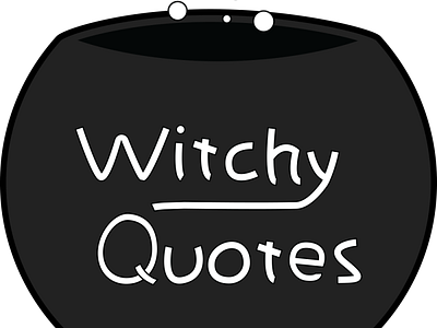 Witchy Quotes - Logo Design