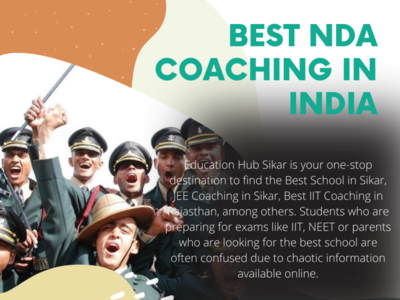 One Of The Best NDA Coaching In India By Education Hub Sikar On Dribbble