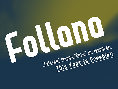 Follana Font Freebie font free freebie typography