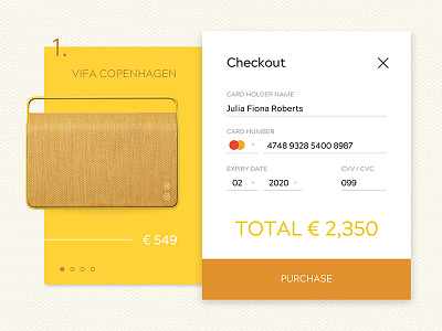 Daily UI Challenge #002. Checkout checkout daily ui gui ui ux