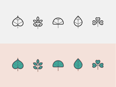 Leaf icons