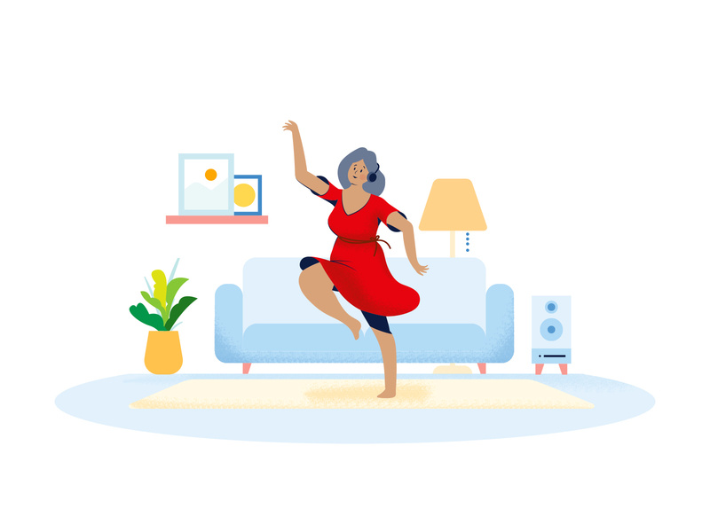 Dancing in the kitchen by Danila van den Hoeven on Dribbble