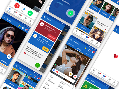 Zoosk Android Material Update android material dating dating apps material design online dating ui user experience ux zoosk