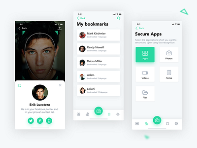 Facial Recognition App Concept