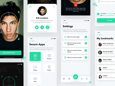 Freebie: Facial Recognition App Concept