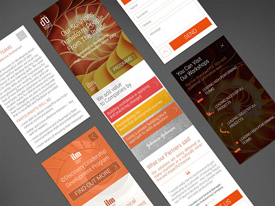 Bright Leadership website responsive design design responsive ui ux web