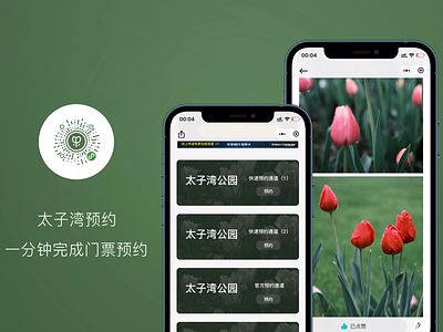 WeChat applet（太子湾预约） app design graphic design