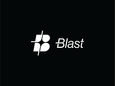 Blast / B Monogram blast branding burst design explosion geometric icon logo logotype minimal monogram symbol typography