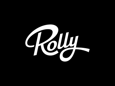 Rolly bezier branding design illustration lettering logo logotype script symbol typography typography logo vector wordmark