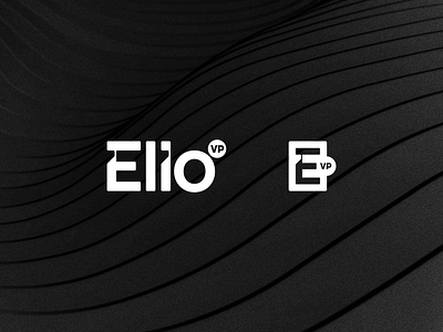 Elio branding design digital elio eliovp geometric icon logo minimal symbol technical wordmark