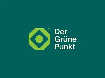 The Green Dot branding center climate der grune punkt design dot geometric icon illustration logo minimal symbol the green dot vector