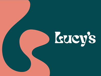 Lucy's - Lunch Bar branding curves design food hippies illustration logo lucys lunchbar psychedelic symbol typography vector wordmark