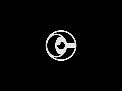 We C You - v3 branding circle design eye geometric icon letter c logo mark minimal monogram pupil round see symbol watching