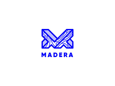 M for Madera icon letter logo logotype m monogram texture wood