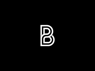 PB Monogram icon logo logotype minimal monogram pb symbol typography