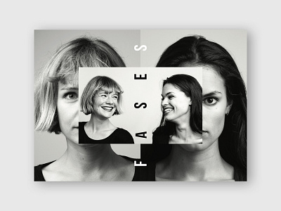 Fases collage editorial graphic design phases photo portrait poster typogaphy