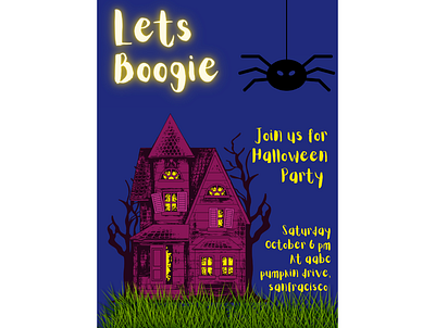 social media invitation post design hallowen socialmediapost