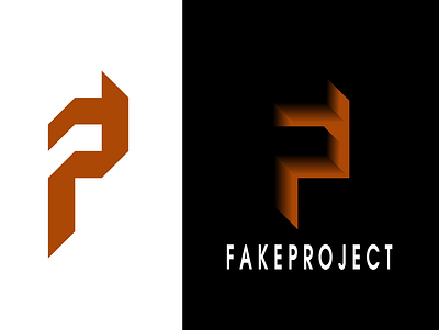 FAKEPROJECT branding design gestalt graphic design logo typography vector