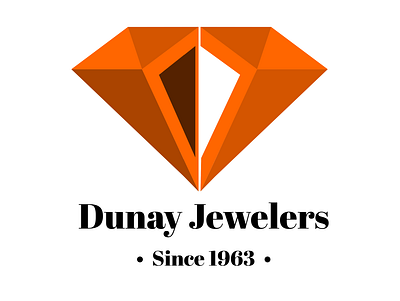 DJ jewelers 3d branding design graphic design jewelry logo typography vector