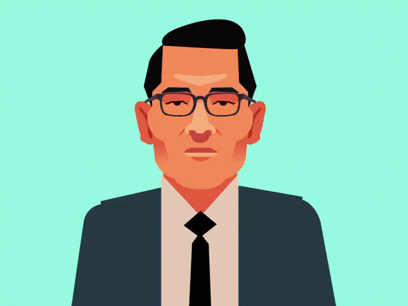 Ridwan Kamil Talks 2D Animation Face 2d aftereffect animation bestvector cartoon drawing flatdesign frame freehand graphicdesign illustration illustrator mograph motiongraphic painting ridwankamil rigging simpledesign sketch vector