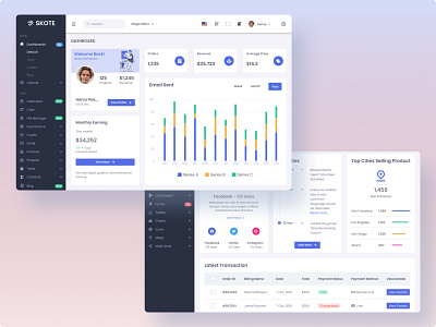 Dashboard dashboard design landing page product ui website